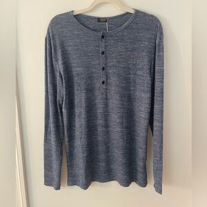 COOFANDY Men's Henley T-Shirt Long Sleeve Lightweight Shirt Soft Stretch